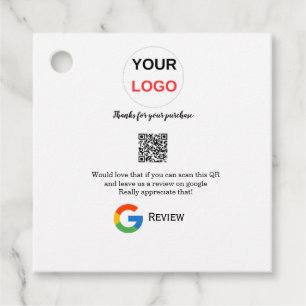 Google review business logo Scan QR review Favour Tags
