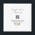 Google review business logo Scan QR review Magnet<br><div class="desc">Design</div>