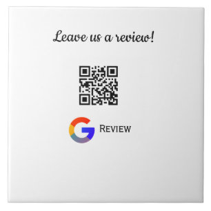 Google review business logo Scan QR review Tile