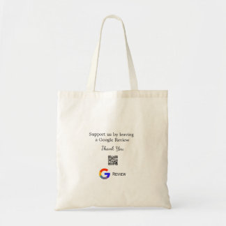 Google review business logo Scan QR review Tote Bag