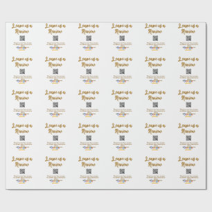 Google review business logo Scan QR review Wrapping Paper