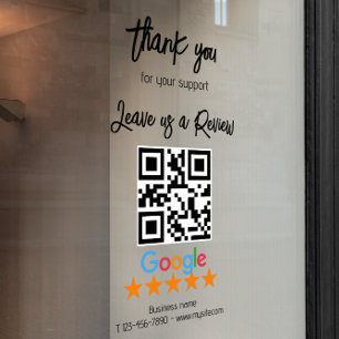 Google Review My Business Black Qr Code