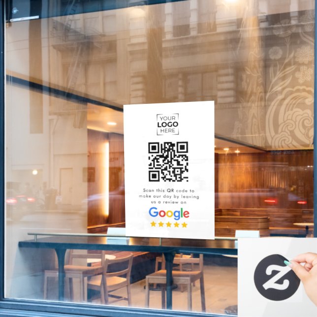 Google Review QR Code Business Review  (Cafe Window)