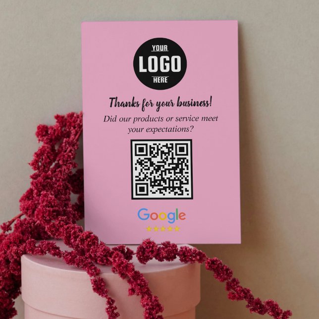 Google Review QR Code Cards | Business Thank You  (Google Review QR Code Cards | Business Thank You Inserts)