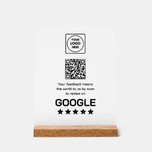Google Review QR Code   Modern Business Display