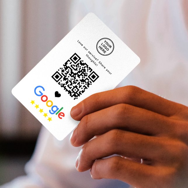 Google Review QR Code Thank You Business Card (Creator Uploaded)