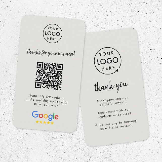 Google Reviews Business Card | QR Code Review Link (Creator Uploaded)