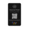 Google Reviews Business Rating Link QR Code Black