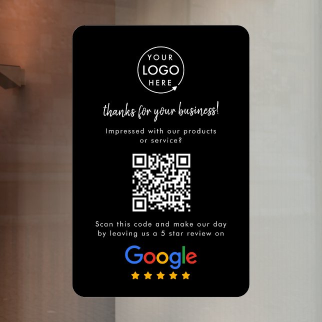 Google Reviews Business Review Link QR Code Black  (Creator Uploaded)