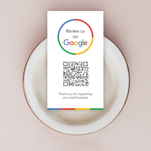 Google Reviews | Business Review Link QR Code Business Card (Creator Uploaded)