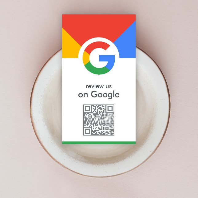 Google Reviews | Business Review Link QR Code Business Card (Creator Uploaded)