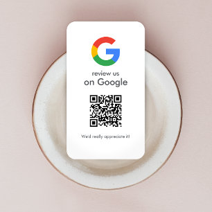 Google Reviews   Business Review Link QR Code Business Card