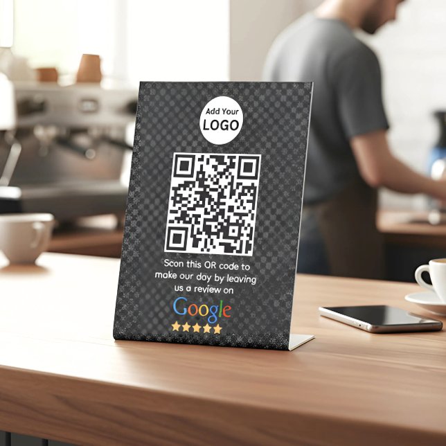 Google Reviews | Business Review Link QR Code  Pedestal Sign (Creator Uploaded)