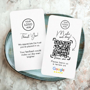 Google Reviews Business Review Us QR Code Busi Business Card