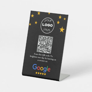 Google Reviews Professional Business QR Code Pedestal Sign