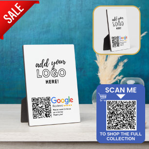 GOOGLE REVIEWS QR code Custom Branded Plaque