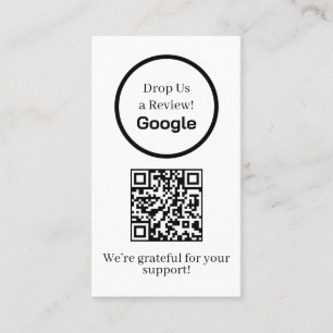 Google Reviews QR   Custom Business Feedback Link Card