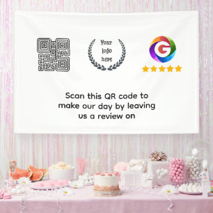 Google Reviews Tabletop Sign   QR Code door Signs