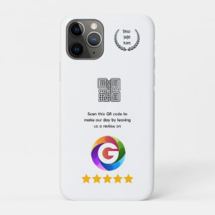 Google Reviews Tabletop Sign QR Code Pedestal Case-Mate iPhone Case