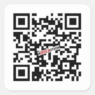 Google Ron Paul QR Square Sticker