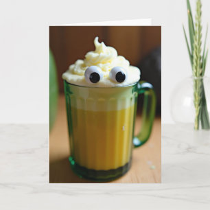 Googly Eye Coffee Funny Card