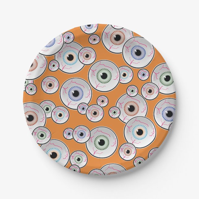 Googly Eye Epic Party Paper Plate (Front)