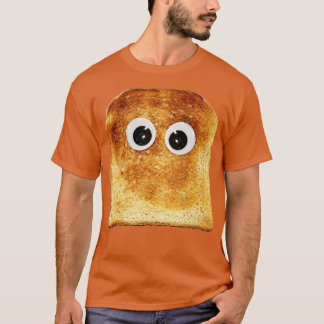 Googly Eye Toast Bread Eater Vegetarian Costume Fu T-Shirt