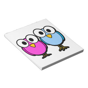 GOOGLY EYED BIRD FRIENDS NOTEPAD