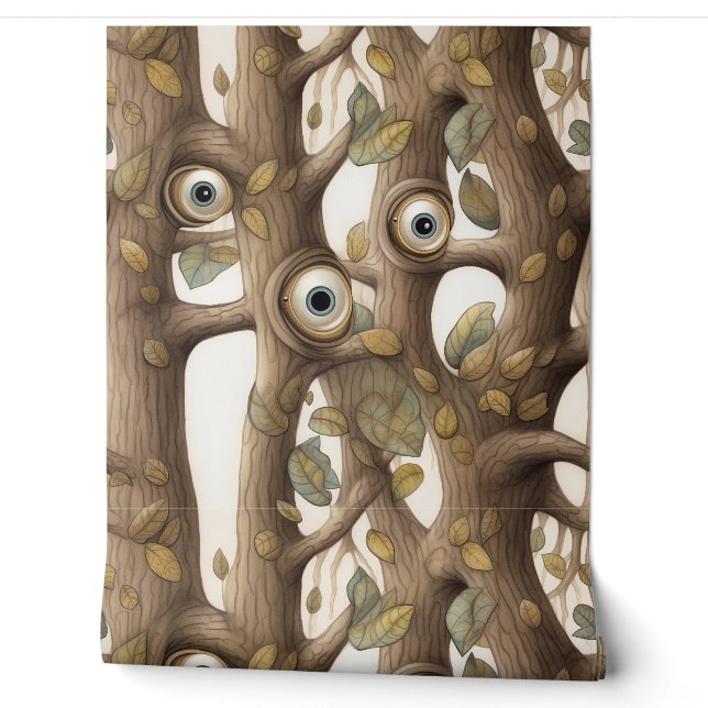 Googly Eyed Garden Botanical Wallpaper (Unrolling)