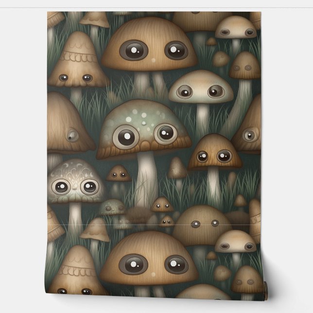 Googly Eyed Garden Botanical Wallpaper (Unrolling)