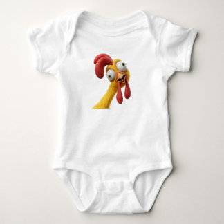 Googly Eyes Cartoon Bird Baby Bodysuit