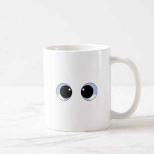 googly eyes coffee mug