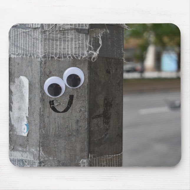 Googly Eyes Eyeballs New York City Photography NYC Mouse Pad (Front)