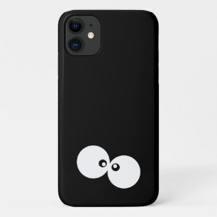 Googly Eyes, Funny Eyes, Black and White Case-Mate iPhone Case