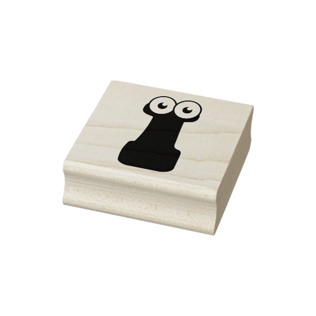 Googly Letter I Rubber Stamp (Stamp)