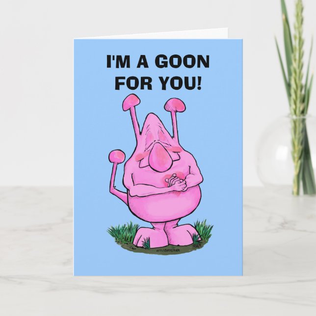 GOON 'for you' Valentine Holiday Card (Front)