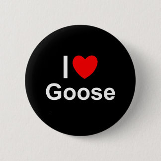 Goose 6 Cm Round Badge