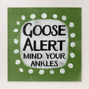 Goose Alert Jigsaw Puzzle
