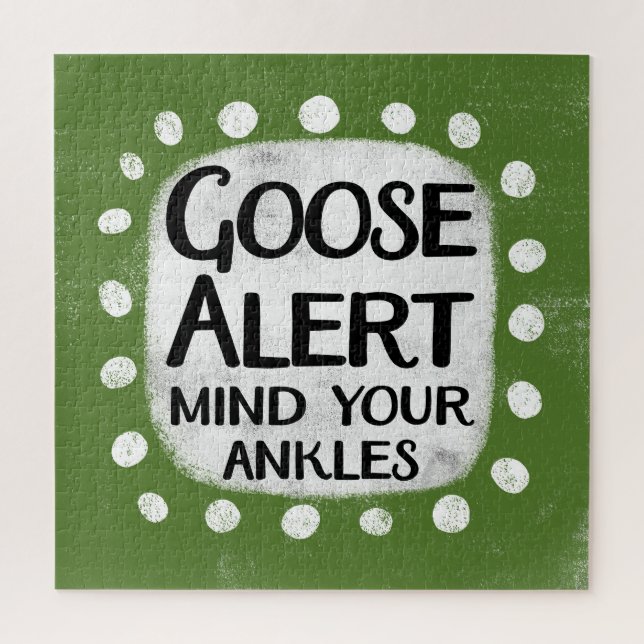 Goose Alert Jigsaw Puzzle (Vertical)