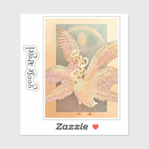 Goose Angel Drawing With Wings