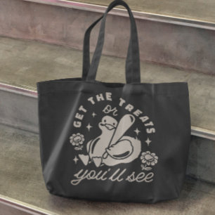 Goose Animal With Bat Tote Bag