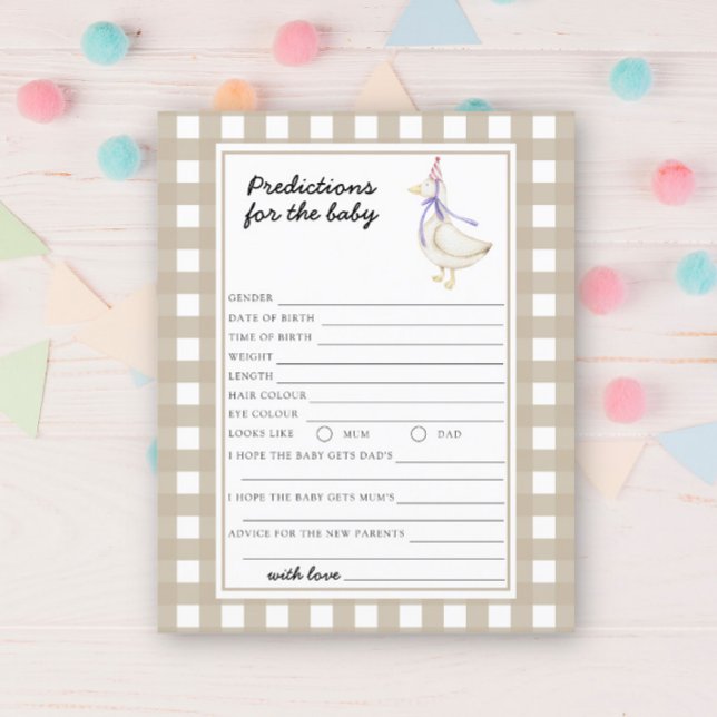 Goose - baby predictions and advice (Creator Uploaded)