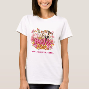 Goose Bachelorette Party Bride's Flock fun T-Shirt