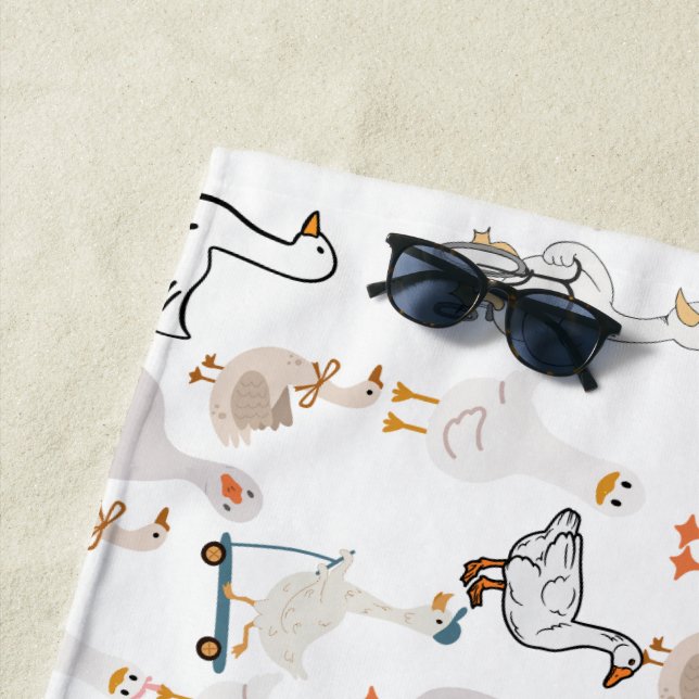 goose  beach towel (In Situ)
