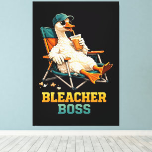 Goose Bleacher Boss Canvas Print