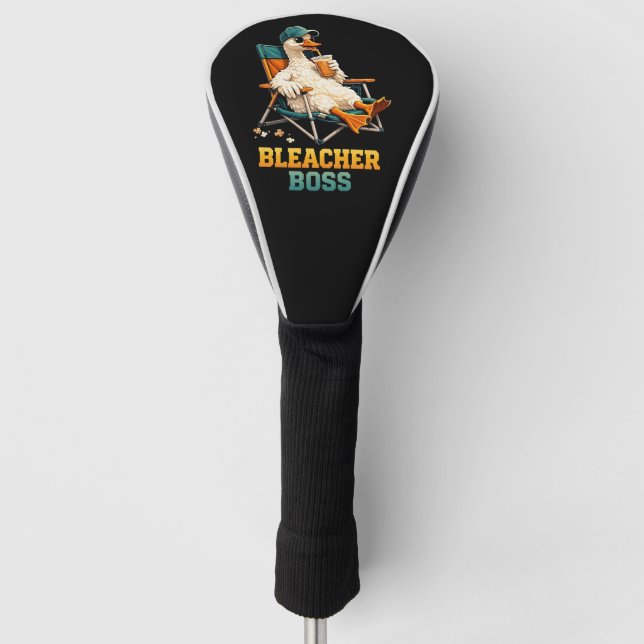 Goose Bleacher Boss Golf Head Cover (Front)