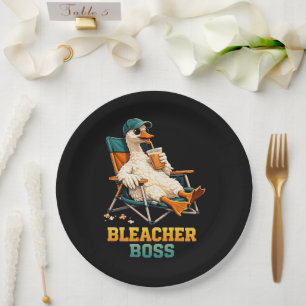 Goose Bleacher Boss Paper Plate