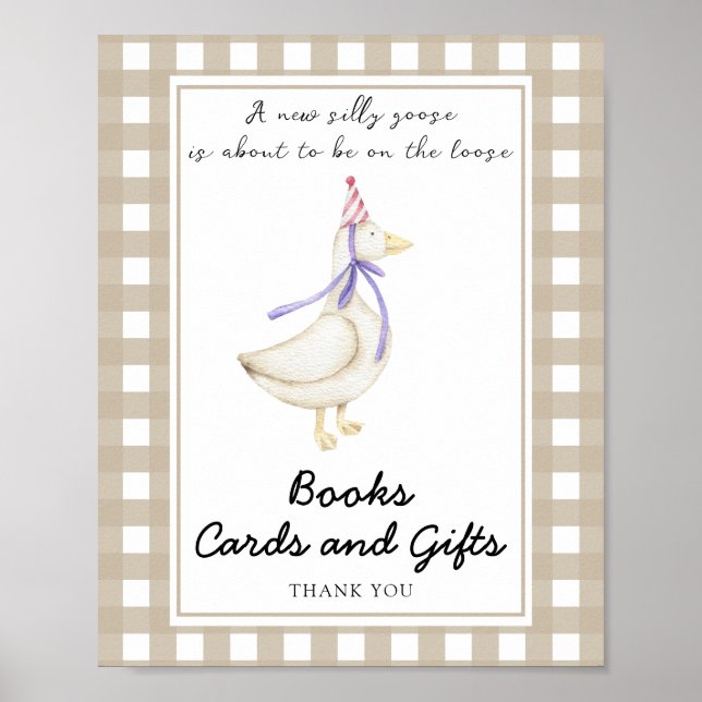 Goose - books cards and gifts poster (Front)