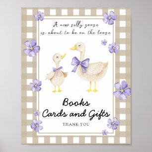 Goose - books cards and gifts poster