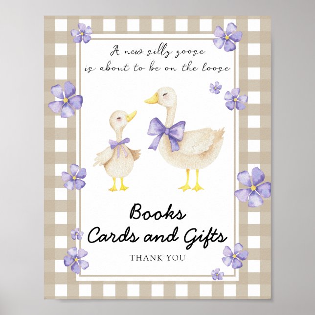 Goose - books cards and gifts poster (Front)